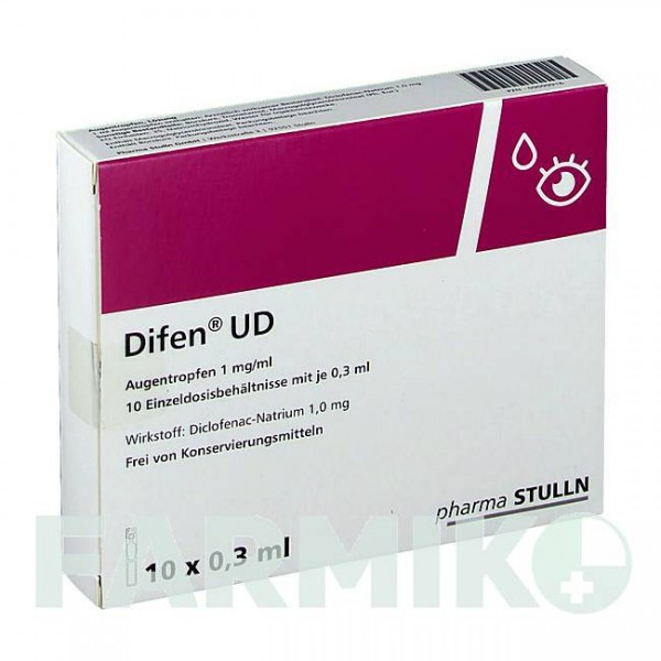 ДИФЕН (DIFEN) 1 мг/мл краплі 10x0,3 мл - Диклофенак PHARMA STULLN