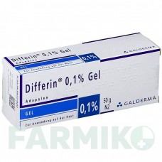 ДИФФЕРИН (DIFFERIN) 0,1% гель 50 г - Адапален GALDERMA