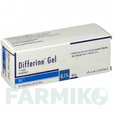 ДИФФЕРИН (DIFFERIN) 1 мг/г гель 60 г - Адапален KOHLPHARMA