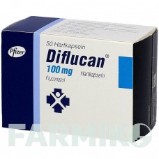 ДИФЛЮКАН (DIFLUCAN) 100 мг капсулы 100 шт - Флуконазол PFIZER