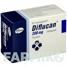 ДИФЛЮКАН (DIFLUCAN) 200 мг капсулы 100 шт - Флуконазол PFIZER