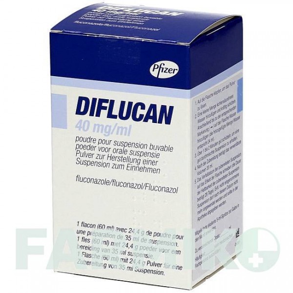 ДИФЛЮКАН (DIFLUCAN) 40 мг/мл порошок 1 шт - Флуконазол KOHLPHARMA