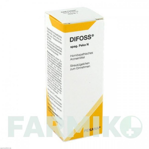 ДИФОСС (DIFOSS) глобули 10 г - Гомеопатія PEKANA NATURHEILMITTEL
