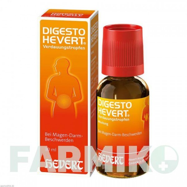 ДИГЕСТО (DIGESTO) капли 30 мл - Гомеопатия HEVERT