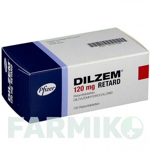 ДИЛЗЕМ (DILZEM) 120 мг таблетки 100 шт - Дилтиазем PFIZER