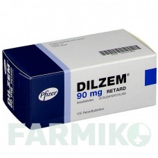 ДИЛЗЕМ (DILZEM) 90 мг таблетки 100 шт - Дилтіазем PFIZER