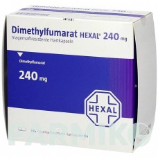 ДИМЕТИЛФУМАРАТ (DIMETHYLFUMARAT) 240 мг капсулы 56 шт - Диметилфумарат HEXAL