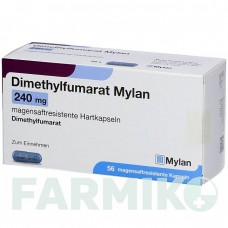ДИМЕТИЛФУМАРАТ (DIMETHYLFUMARAT) 240 мг капсулы 56 шт - Диметилфумарат VIATRIS
