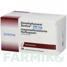 ДИМЕТИЛФУМАРАТ (DIMETHYLFUMARAT) 240 мг капсулы 56 шт - Диметилфумарат ZENTIVA