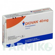 ДИОВАН (DIOVAN) 40 мг таблетки 28 шт - Валсартан NOVARTIS