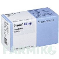 ДІОВАН (DIOVAN) 80 мг таблетки 98 шт - Валсартан ACA MULLER-ADAG PHARMA
