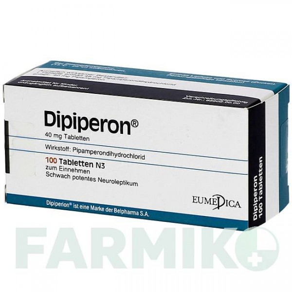 ДИПІПЕРОН (DIPIPERON) таблетки 100 шт - Піпамперон EMRA-MED
