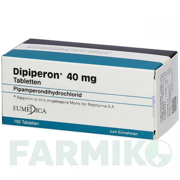 ДИПІПЕРОН (DIPIPERON) таблетки 100 шт - Піпамперон KOHLPHARMA
