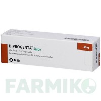 ДИПРОГЕНТА (DIPROGENTA) 0,64 мг/г + 1,67 мг/г мазь 30 г - Бетаметазон, Антибіотик 1 0 1 CAREFARM