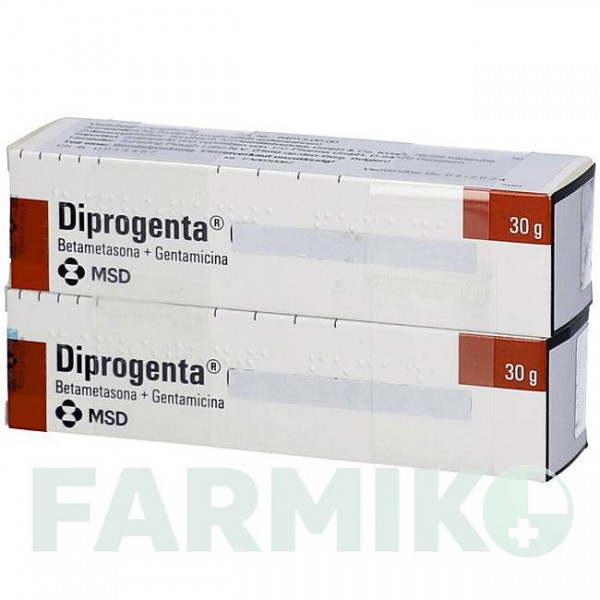 ДИПРОГЕНТА (DIPROGENTA) 0,64 мг/г + 1,67 мг/г мазь 60 г - Бетаметазон, Антибіотик CC PHARMA