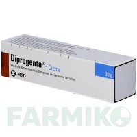 ДИПРОГЕНТА (DIPROGENTA) крем 30 г - Бетаметазон, Антибиотик ACA MULLER-ADAG PHARMA