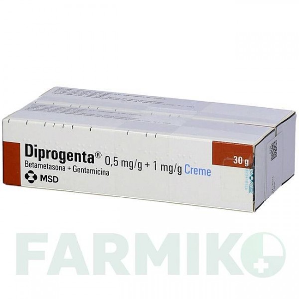 ДИПРОГЕНТА (DIPROGENTA) крем 60 г - Бетаметазон, Антибіотик ACA MULLER-ADAG PHARMA