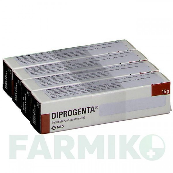 ДИПРОГЕНТА (DIPROGENTA) мазь 60 г - Бетаметазон, Антибіотик AXICORP PHARMA