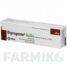 ДИПРОГЕНТА (DIPROGENTA) мазь 30 г - Бетаметазон, Антибиотик EMRA-MED