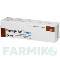 ДИПРОГЕНТА (DIPROGENTA) крем 60 г - Бетаметазон, Антибиотик EMRA-MED