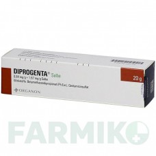 ДИПРОГЕНТА (DIPROGENTA) мазь 20 г - Бетаметазон, Антибиотик ORGANON