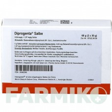 ДИПРОГЕНТА (DIPROGENTA) мазь 60 г - Бетаметазон, Антибиотик PHARMA GERKE