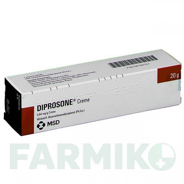 ДИПРОСОН (DIPROSONE) крем 20 г - Бетаметазон ORGANON