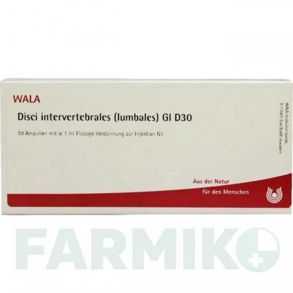 ДИСКИ (DISCI) D 30 ампулы 10x1 мл - Гомеопатия WALA HEILMITTEL