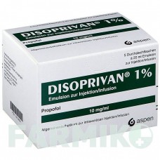ДИЗОПРИВАН (DISOPRIVAN) 1% флакон 5x20 мл - Пропофол ASPEN