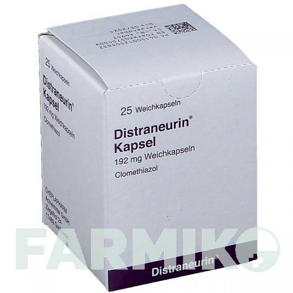 ДИСТРАНЕВРИН (DISTRANEURIN) капсули 25 шт - Клометіазол CHEPLAPHARM