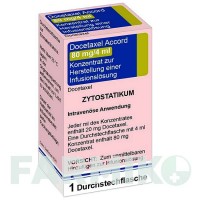 ДОЦЕТАКСЕЛ (DOCETAXEL) 80 мг/4 мл концентрат 1 шт - Доцетаксел ACCORD HEALTHCARE