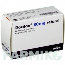 ДОЦИТОН (DOCITON) 80 мг капсулы 100 шт - Пропранолол MIBE