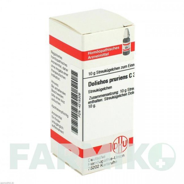 ДОЛИХОС ПРУРИЕНС (DOLICHOS PRURIENS) C 30 глобули 10 г - Гомеопатия DHU