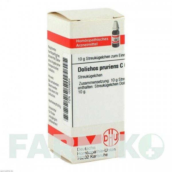 ДОЛИХОС ПРУРИЕНС (DOLICHOS PRURIENS) C 6 глобули 10 г - Гомеопатия DHU