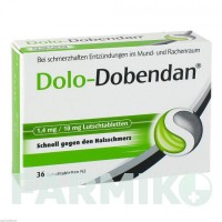 ДОЛО ДОБЕНДАН (DOLO DOBENDAN) 1,4 мг/10 мг таблетки 36 шт - Цетилпіридиній, Інше RECKITT BENCKISER