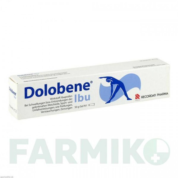 ДОЛОБЕНЕ (DOLOBENE) гель 50 г - Ибупрофен RECORDATI