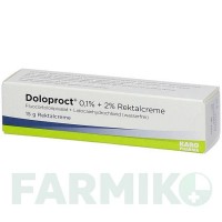 ДОЛОПРОКТ (DOLOPROCT) 0,1% + 2% крем 15 г - Флуокортолон, Інше KARO PHARMA
