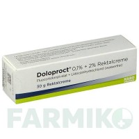 ДОЛОПРОКТ (DOLOPROCT) 0,1% + 2% крем 30 г - Флуокортолон, Інше KARO PHARMA