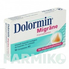ДОЛОРМІН (DOLORMIN) таблетки 10 шт - Ібупрофен JOHNSON & JOHNSON
