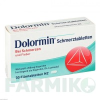 ДОЛОРМІН (DOLORMIN) таблетки 30 шт - Ібупрофен JOHNSON & JOHNSON