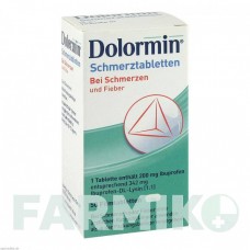 ДОЛОРМИН (DOLORMIN) таблетки 50 шт - Ибупрофен JOHNSON & JOHNSON