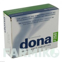 ДОНА (DONA) 250 мг таблетки 100 шт - Глюкозамин MEDA PHARMA