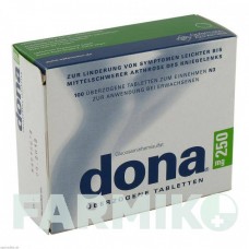 ДОНА (DONA) 250 мг таблетки 100 шт - Глюкозамин MEDA PHARMA