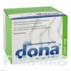 ДОНА (DONA) 250 мг таблетки 240 шт - Глюкозамин MEDA PHARMA