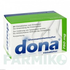 ДОНА (DONA) 750 мг таблетки 84 шт - Глюкозамин MEDA PHARMA