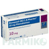 ДОНЕПЕЗИЛ (DONEPEZIL) 10 мг таблетки 56 шт - Донепезил 1 A PHARMA