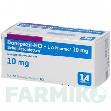 ДОНЕПЕЗИЛ (DONEPEZIL) 10 мг таблетки 56 шт - Донепезил 1 A PHARMA