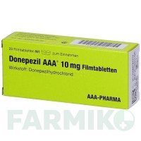 ДОНЕПЕЗИЛ (DONEPEZIL) 10 мг таблетки 28 шт - Донепезил AAA - PHARMA