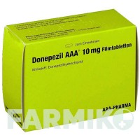 ДОНЕПЕЗИЛ (DONEPEZIL) 10 мг таблетки 56 шт - Донепезил AAA - PHARMA