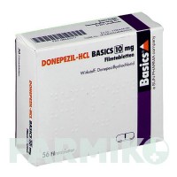 ДОНЕПЕЗИЛ (DONEPEZIL) 10 мг таблетки 56 шт - Донепезил BASICS